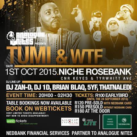 ANALOGUE NITES Tumi and Witness The Funk (WTF)