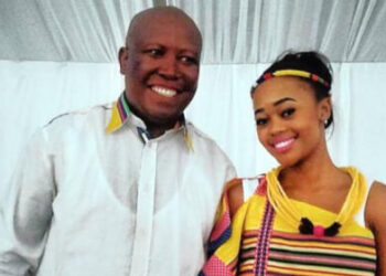 Julius Malema and wife Mantwa