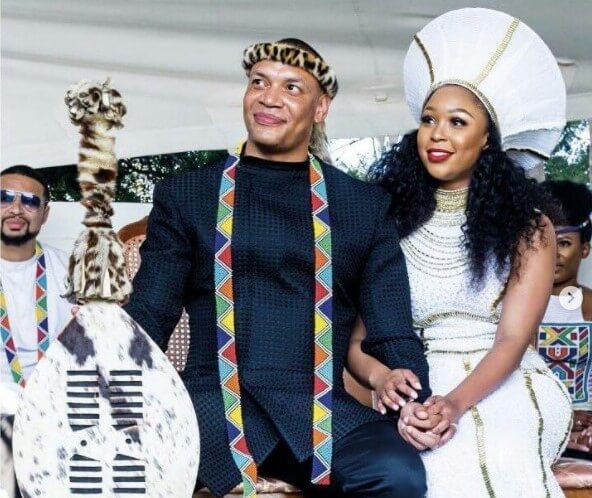 Minnie Dlamini and husband