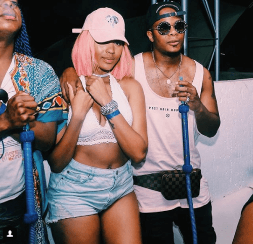 Major League's Bandile Mbere dating Nadia Nakai