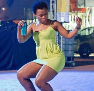Zodwa Wabantu takes off underwear on stage