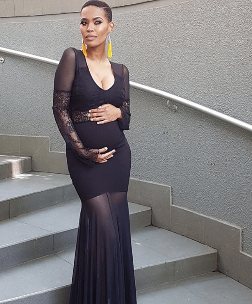 Gail Nkoane Mabalane gives birth to a baby boy