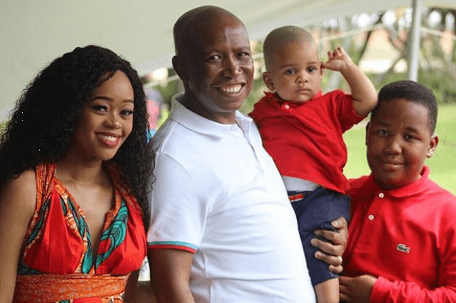 Julius Malema welcomes his third son
