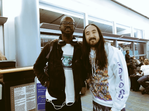 DJ Black Coffee finally meets DJ Steve Aoki
