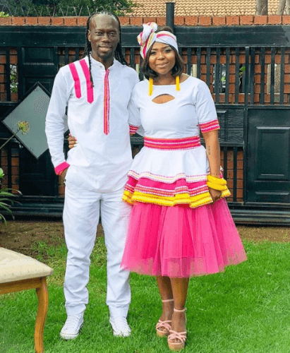 Mpho Maboi and Reneilwe Letsholonyane married