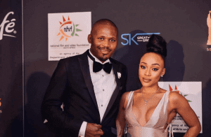 South African celebrity couples Thando Thabethe and Frans Mashao