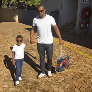 Lesley Musina and his son