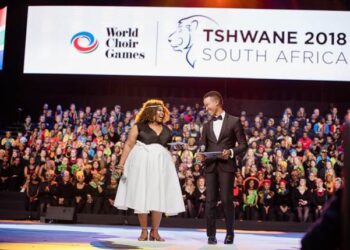 Relebogile Mabotja with Katlego Maboe