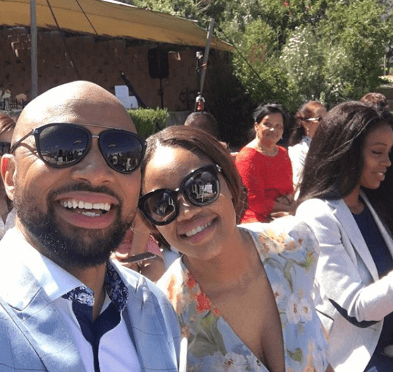 Palesa Morgan and Phat Joe