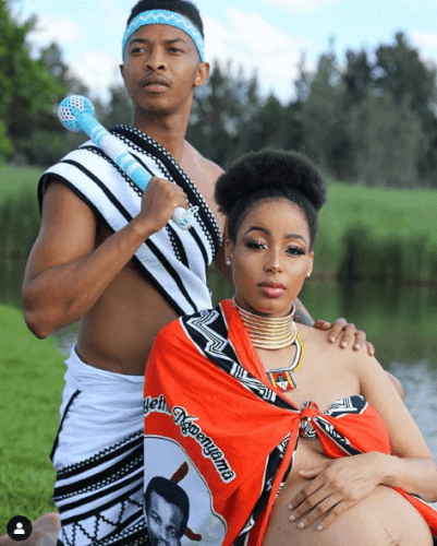 Oros Mampofu and Bianca expecting a baby