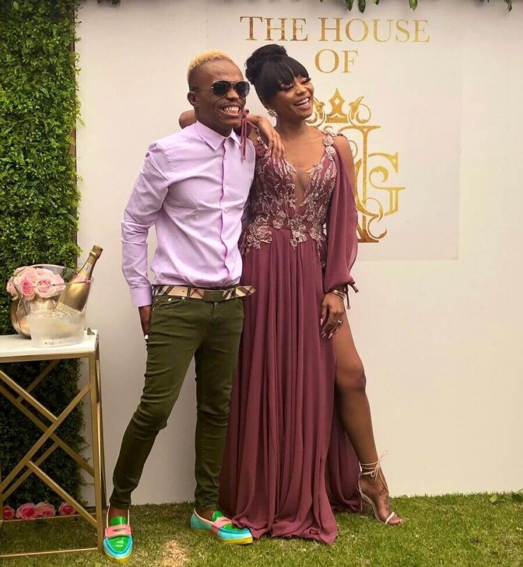 Bonang Matheba and Somizi Mhlongo