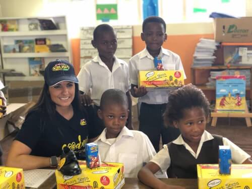 Leanne Manas at Siyabulela Primary School