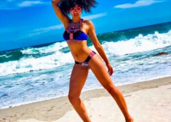 Pearl Thusi Bikini body