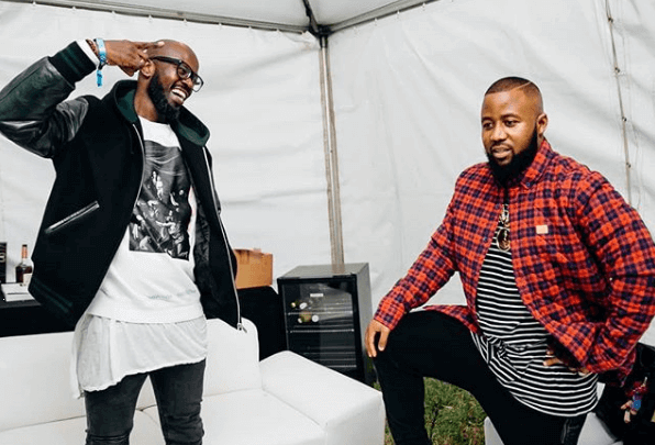 Rapper Cassper Nyovest and DJ Black Coffee