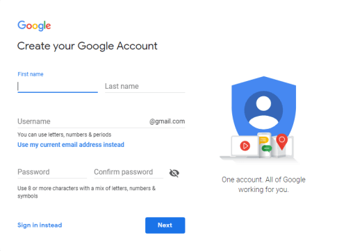 Create Google Account