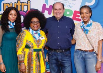 Clover Olwethu Leshabane, Lillian Dube, Marcelo Palmeiro and Connie Ferguson