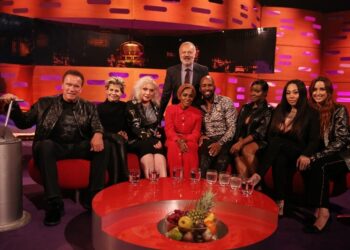 Arnold Schwarzenegger, Linda Hamilton, Debbie Harry