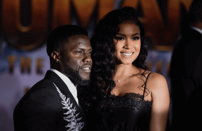 Kevin Hart and his wife, Eniko Parrish