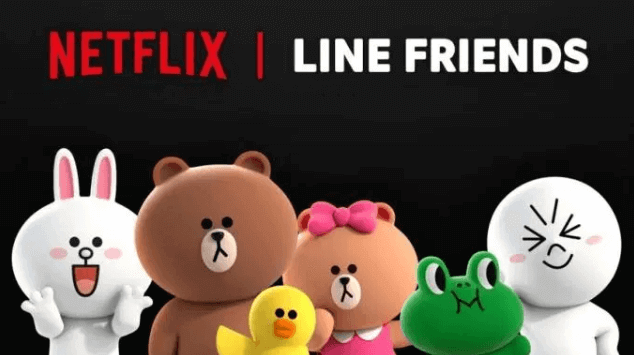LINE FRIENDS and netflix