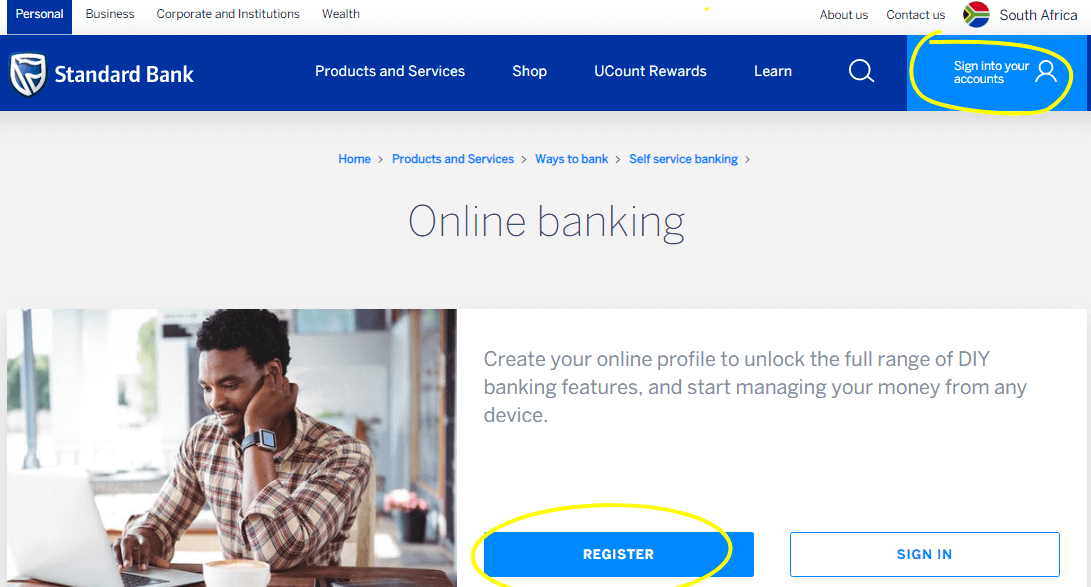 Standard bank internet banking