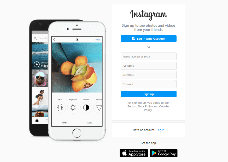 How to create an Instagram account