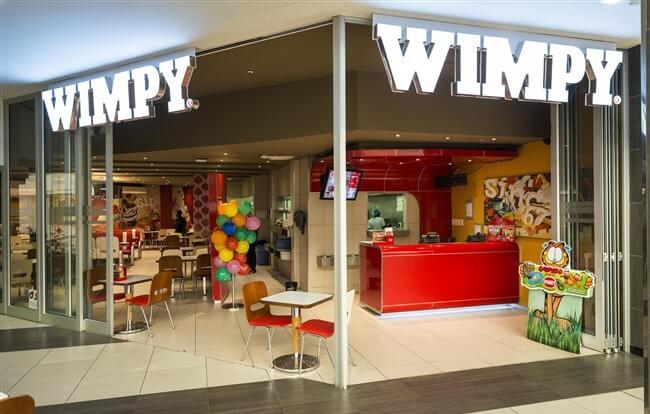 wimpy restaurant mall of africa
