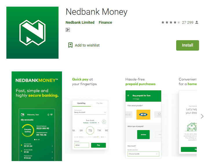 How does Nedbank Money app work