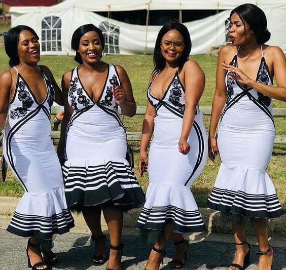 Xhosa Traditional Bridemaids Dresses