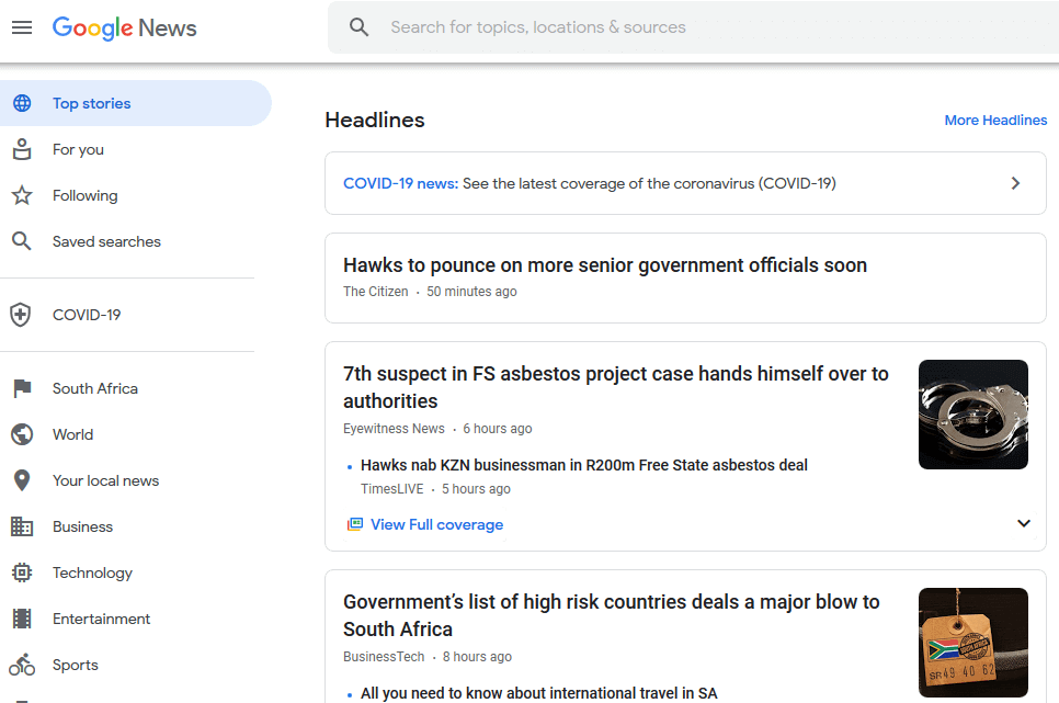 Google News SA