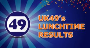 UK49s Lunchtime Result For Today