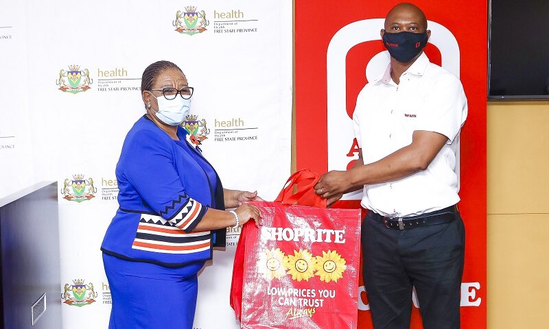 MEC of Health Free State and Raymond Mzizi, Regional Manager Central Region