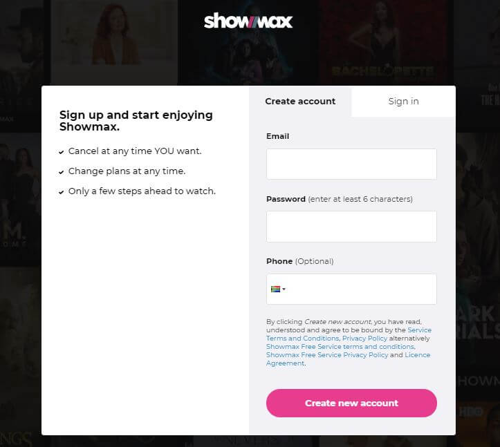 How to Sign Up for Showmax Account in South Africa