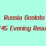 Russia Gosloto Evening Results For Today