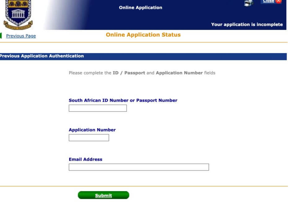 UWC Online Application Status