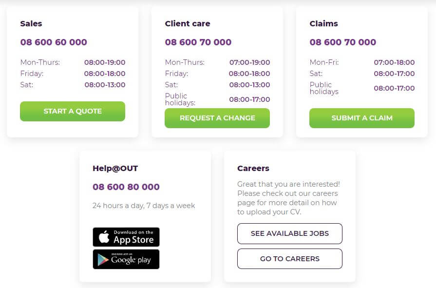 Contact Details OUTsurance South Africa