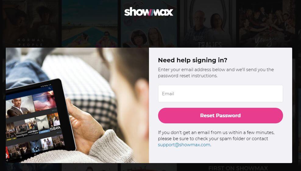 Showmax Login Password South Africa