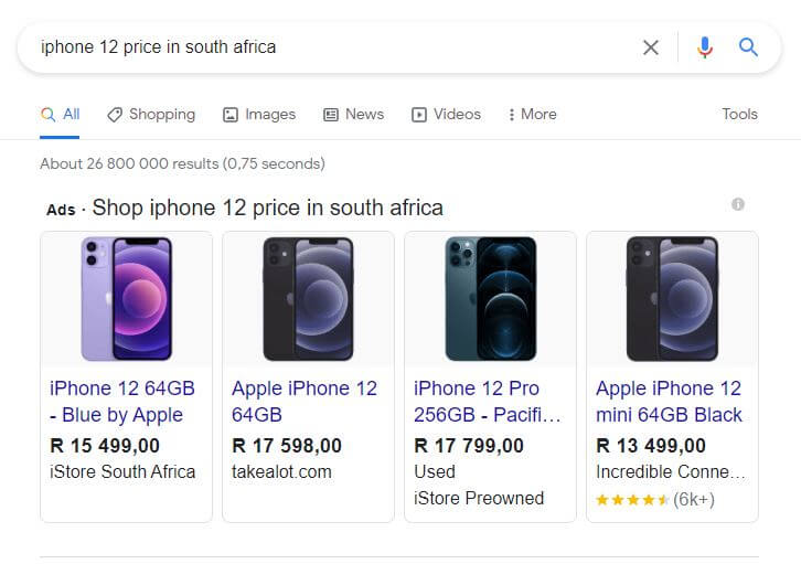 iPhone 12 Price in South Africa