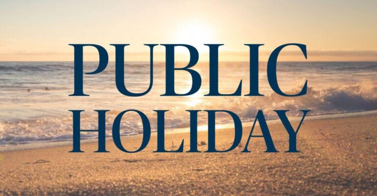 December Public Holidays South Africa 2021