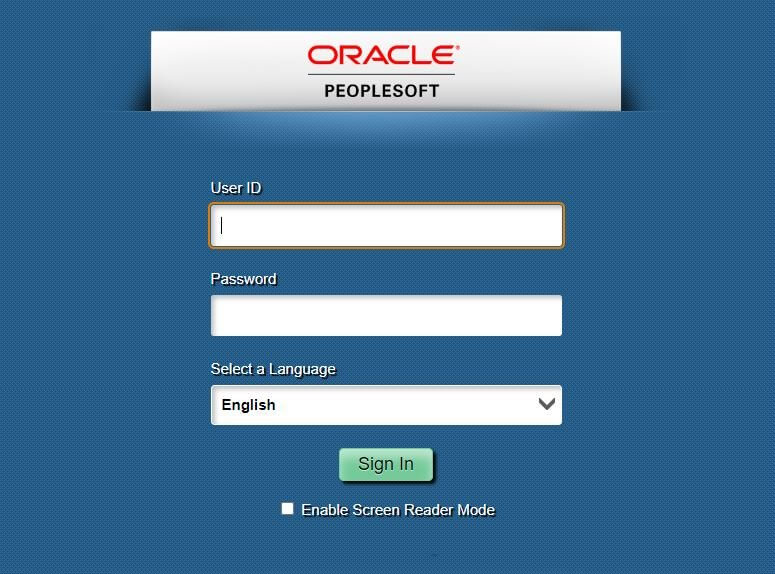 UFS Oracle Login South Africa
