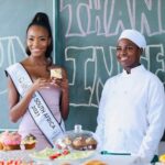 Miss South Africa 2021, Lalela Mswane with leaner, Nontobeko Zungu