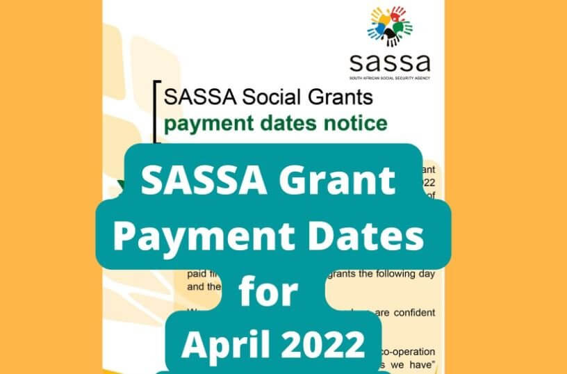 SASSA Status Check for R350 Grant Payment Dates for April 2022