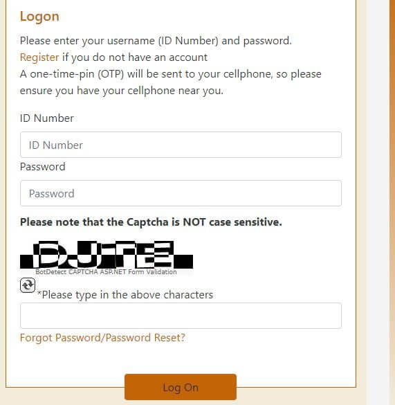 eHomeAffairs Login South Africa