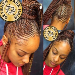 Best Straight Up Hairstyle in South Africa