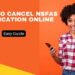 How to Cancel NSFAS Application