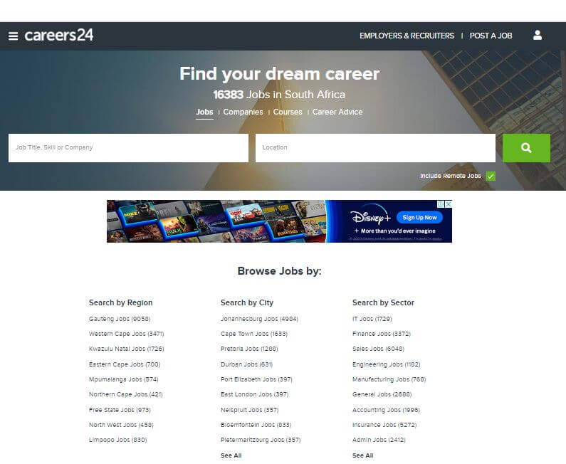 Careers24 How to Apply for Jobs, Internships & Learnerships Via
