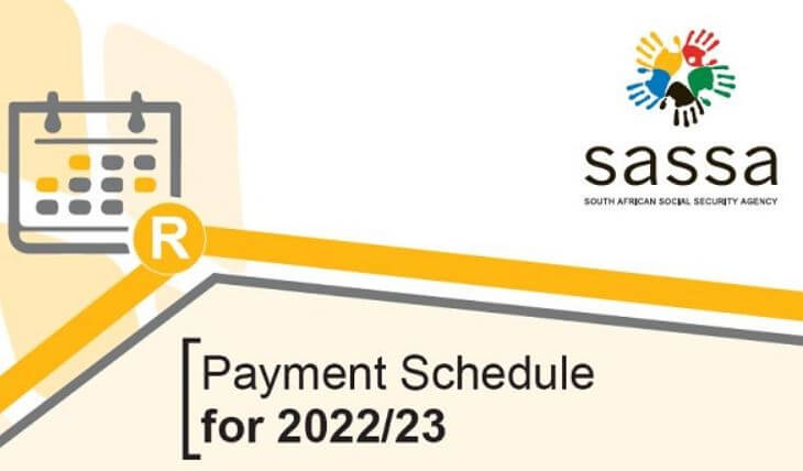Sassa Payment Dates for 2022/2023
