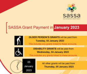 SASSA Payments for January 2023