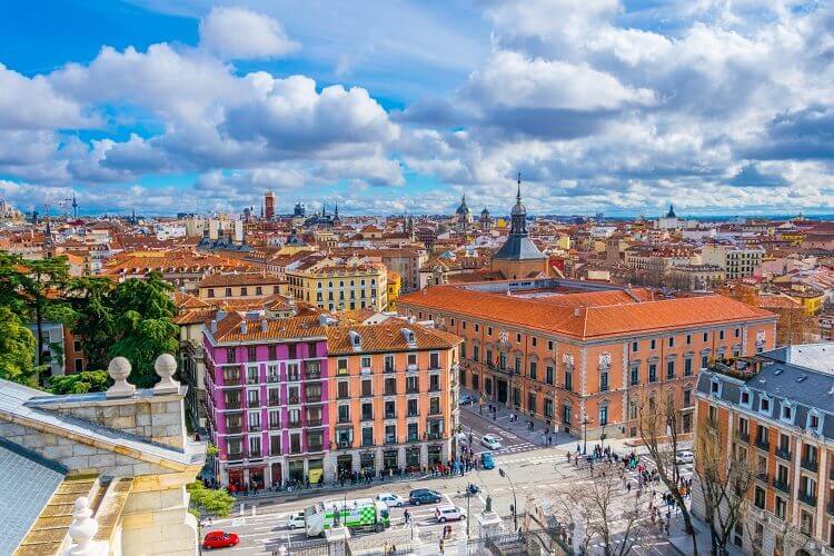 Travel Madrid, aerial view