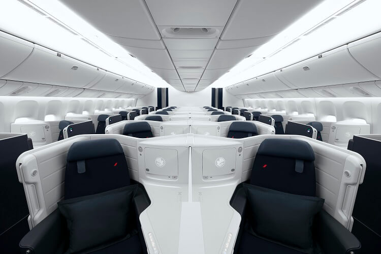 Air France Unveils Business Class Cabin