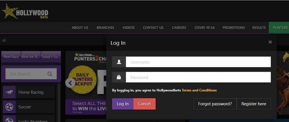 Hollywoodbets Login